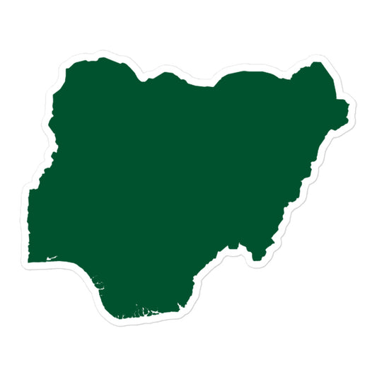 Map of Nigeria Sticker